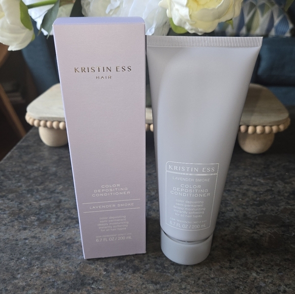 Kristin Ess Color Depositing Conditioner 6.7 Oz Lavender Smoke Semi-Permanent - Picture 1 of 7